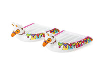 Bestway 4.8m Inflatable Double Llama Water Slide for Kids Outdoor Lawn Surfing Play Mat