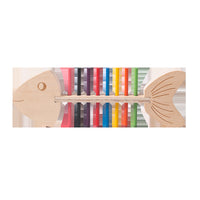 Montessori Fishbone Matching Game for Kids, Early Education Fine Motor Skill Training Toy, Cognitive Development Puzzle for Toddlers