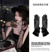 Devil Horn Headband and Gloves Set for Halloween Cosplay