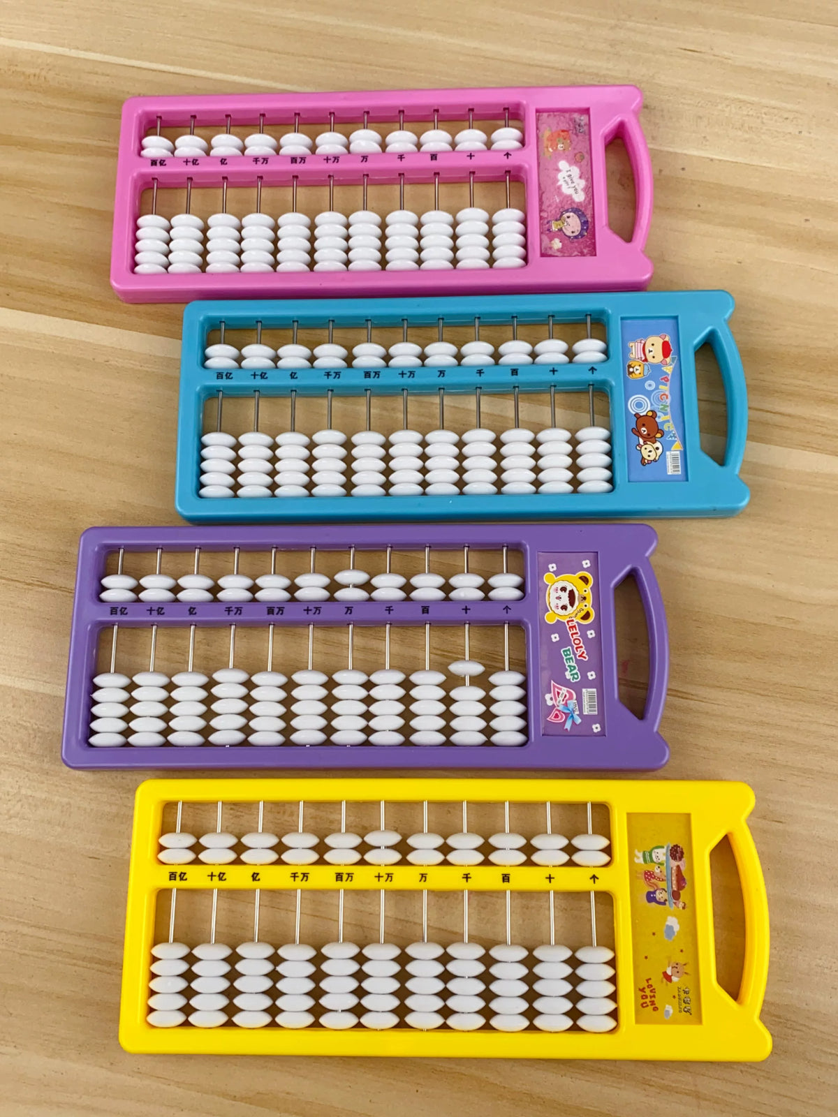 Mini Abacus for Kids, Educational Math Learning Tool for Early Education, Primary School Students, and Brain Development