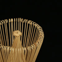 Japanese Bamboo Whisk 100-Prong Traditional Matcha Tea Stirring Brush Handmade Durable Tea Ceremony Tool