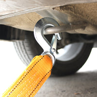 Heavy-Duty Car Tow Rope with Eagle Claw Hooks for Sedans, SUVs, and Off-Road Vehicles