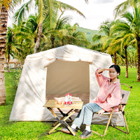 Inflatable Outdoor Camping Tent with Canopy, 2-in-1 Design for Easy Setup