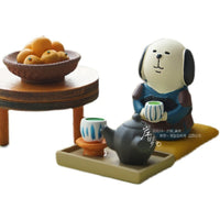 Japanese Style Miniature Dollhouse Retro Tatami Screen Display Ornament