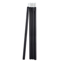 Heavy-Duty 32mm Aluminum Alloy Tent Poles for Outdoor Canopy & Awning Support, 4-Section Detachable, 2.8m Length