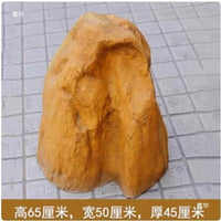 Yellow Hollow Artificial Rock Ornament for Landscaping