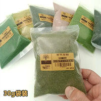 Static Grass Flock Model Scenery Material for DIY Architectural Railway Sand Table Landscape