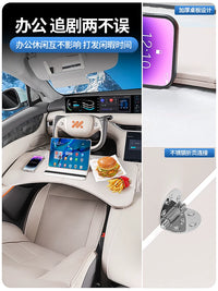 IM LS6/LS7/L7 Car Seat Back Folding Table for Laptop and Dining, Rear Seat Organizer Tray
