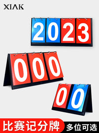 Multi-Sport Flip Scoreboard for Basketball, Soccer, Table Tennis, and Billiards