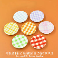 Mini Dessert Plate Resin Accessories for DIY Crafts and Dollhouse Decor