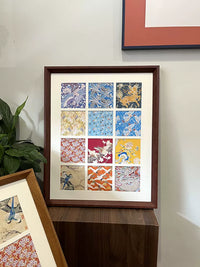 Palace Museum Postcard Photo Frame Multi-Grid Cardboard Art Display