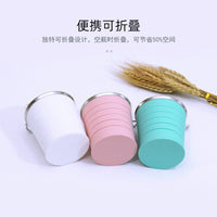 Collapsible Silicone Water Bottle for Outdoor Sports and Travel
