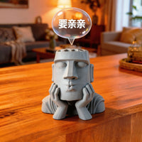 3D Printed Cute Character Aquarium Ornament for Micro Landscape and Potted Plants