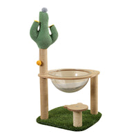 Multi-Level Cat Tree with Space Capsule Condo and Scratching Posts