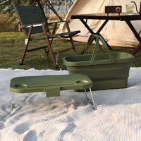 Foldable Picnic Basket Outdoor Camping Storage Box Portable Car Trunk Organizer