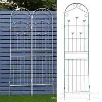 Iron Art Rose Arch Trellis for Climbing Plants Garden Decor Fence Panel Outdoor