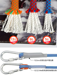 Xinda Outdoor Climbing Rope, Rappelling, Rock Climbing, Rescue, Safety Rope, Wear-Resistant Climbing Equipment