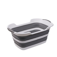 Portable Foldable Pet Bathtub Washing Basin for Dogs Cats, Multi-functional Storage Basket Laundry Hamper