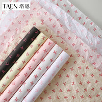Bowknot Print Tissue Paper for Flower Bouquets and Gift Wrapping