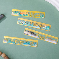 Chinese Style Bookmark Ruler for Students, Exam Success & Graduation Gift