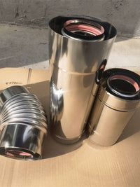 Stainless Steel Double-Layer Flue Pipe for Gas Boiler Water Heaters, Balanced Type