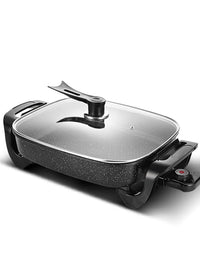 Multi-functional Electric Hot Pot and Skillet with Non-stick Coating, 6L Capacity