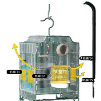 Large Electroplated Stainless Steel Bird Cage for Parrots, Cockatiels, Mynahs - Breeding and Wholesale