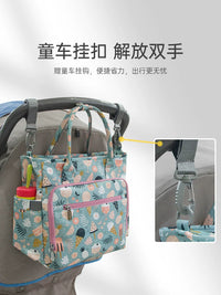 Lightweight Large Capacity Diaper Bag with Thermal Tote and Waterproof Crossbody Functionality