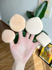 2-Pack Marshmallow Soft Makeup Sponge Set with Storage Box