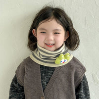 Kids' Winter Cartoon Knitted Neck Warmer Scarf for Boys and Girls