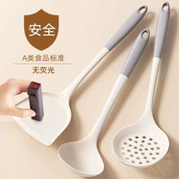 Silicone Spatula and Ladle Set, High-Temperature Resistant, Non-Stick Cookware Safe, Food-Grade Kitchen Utensil Set