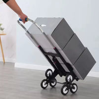 Foldable Stair Climbing Hand Truck with Wheels for Heavy Lifting and Moving