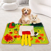 Pet Snuffle Mat for Dogs and Cats - Interactive Foraging Toy for Mental Stimulation and Slow Feeding