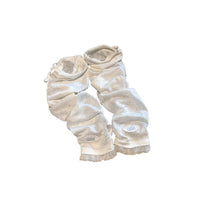 Korean Style Lace Trim Sun Protection Arm Sleeves for Women, Breathable UV Protection Outdoor Ice Sleeves