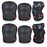 Skateboard Protective Gear Set with Helmet for Adults and Kids - Cycling, Scooter, and Balance Bike Safety Pads