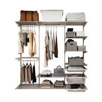 Metas 2m Open Wardrobe System for Small Apartments, Walk-in Closet Storage