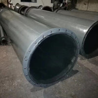 Large Diameter Rubber Lined Steel Pipe for Abrasion and Corrosion Resistance