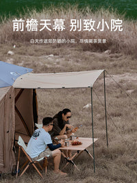Autumn Field Hexagonal Automatic Pop-Up Camping Tent for 5 People, UV Protection, Rainproof, Mosquito Net