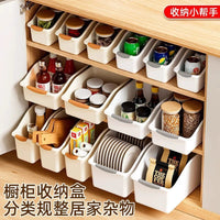 Slanted Opening Storage Basket with Wheels for Kitchen Cabinet Organization