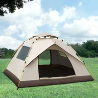 Automatic Pop-Up Camping Tent, Portable Waterproof Sunshade for Outdoor Picnic & Hiking