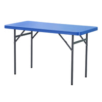 Portable Blow Molded Folding Table for Outdoor Camping and Events