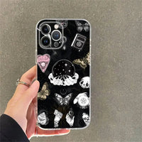 Tarot Card Clear Phone Case for iPhone 15 Series