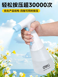 Deli 500ml Pressure Spray Bottle for Watering, Cleaning, and Disinfection