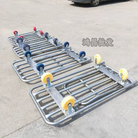 Heavy-Duty Foldable Platform Cart with Silent Wheels for Moving Goods