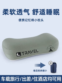 Portable Foldable Memory Foam Travel Pillow for Neck Support