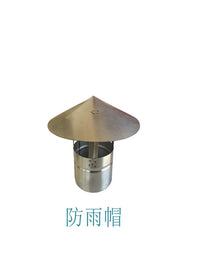Thickened 201 Stainless Steel Chimney Flue Pipe for Home Heating Stoves and Boilers