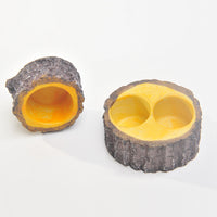 Reptile Feeding Dish Resin Decor for Terrariums Aquariums