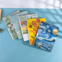 A4 Blank Sketchbook for Painting and Drawing, 50 Sheets, Thick Paper for Art, Oil Painting, and Colored Pencils