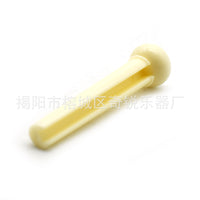 Acoustic Guitar Bridge Pins with Abalone Dot Inlay, ABS Plastic Endpins for Folk Guitars