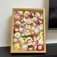 3D Shadow Box Display Frame for DIY Crafts, Dolls, and Specimens - White Hollow Frame with Mat Board